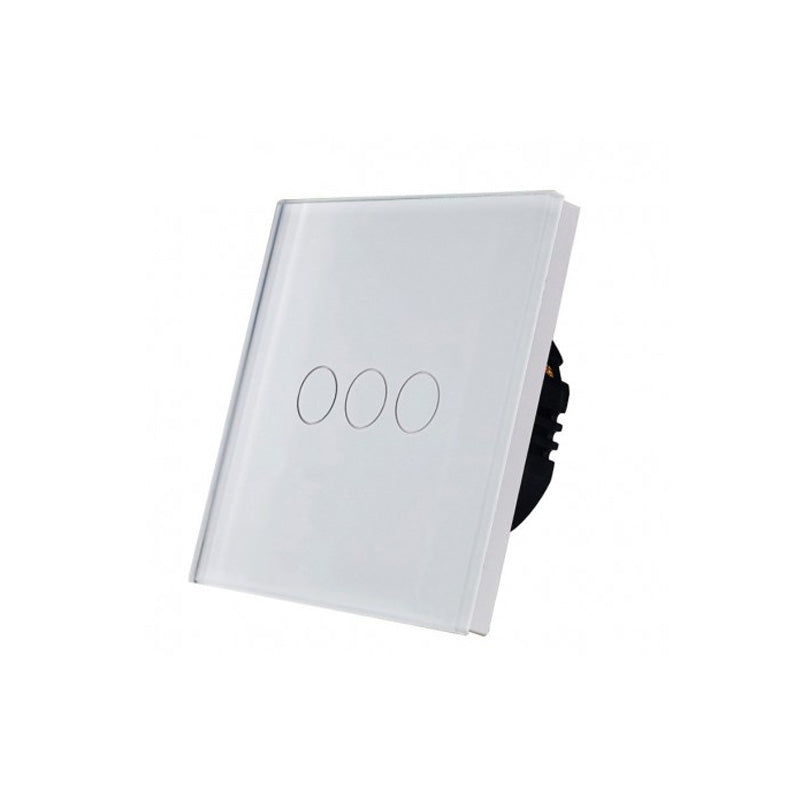 Wink Touch Dimmer Switch 3 Gang 700W, White, Wall Dimmer Control