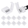 Wink RGB 5050 Connection Pin, 4-Pin RGB LED Strip Connector Accessory