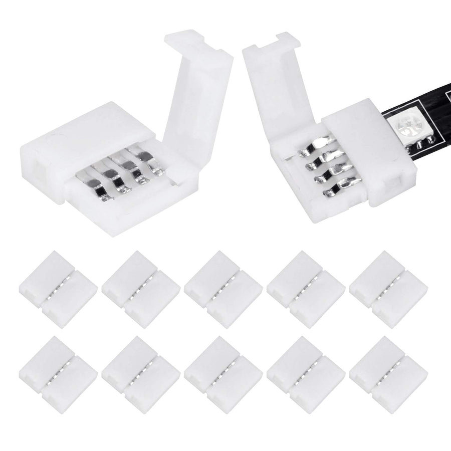 Wink RGB 5050 Connection Pin, 4-Pin RGB LED Strip Connector Accessory