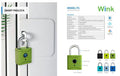 Wink Smart Padlock, Keyless Fingerprint and App Padlock