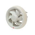 KDK 8 inch Round Wall Exhaust Fan 224 CFM with Auto Shutter 20WUD