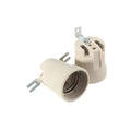 E27 Ceramic Lamp Holder, Heat-Resistant Screw Bulb Socket