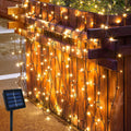 Vettam Solar Curtain String Light, Decorative Hanging Curtain Fairy Lights