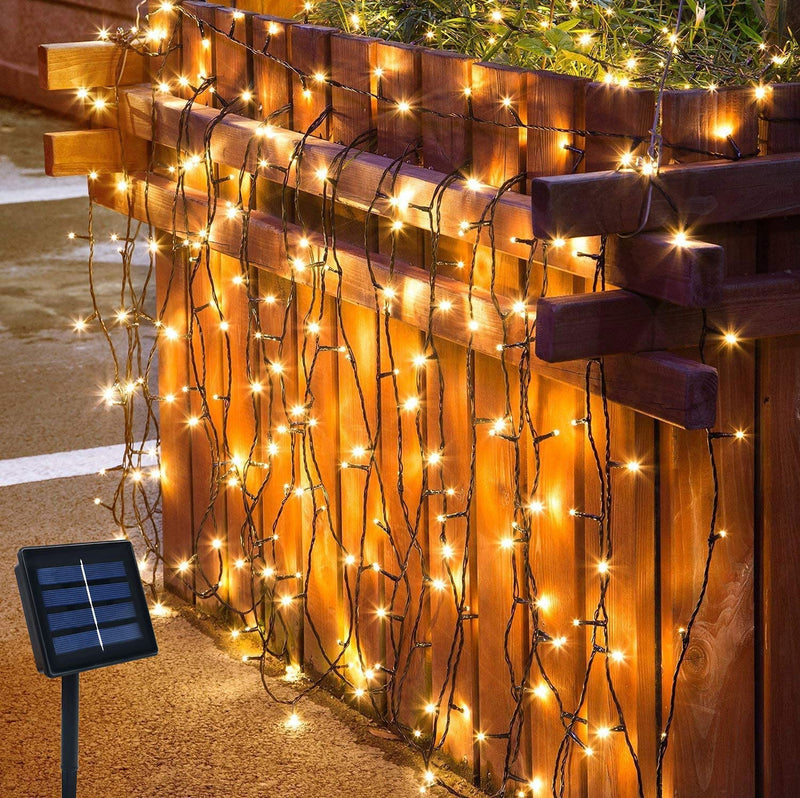 Vettam Solar Curtain String Light, Decorative Hanging Curtain Fairy Lights