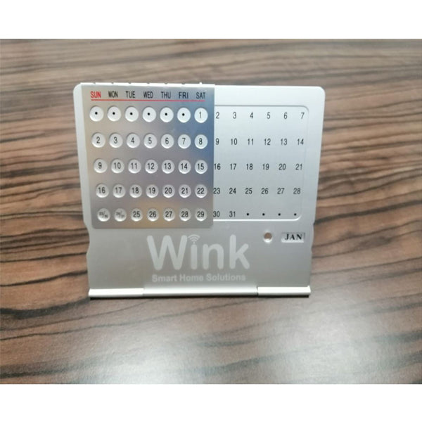 Wink Festive Table Calendar, Decorative Desktop Standing Calendar