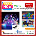 USB RGB Fairy String Light, 9 Metre Roll