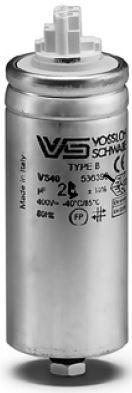 VS 25uF Capacitor 250V Type B, Metal Aluminium Casing Run Capacitor