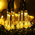 Vettam Solar Waterdrop String Light, 50 LED 5M, Decorative Fairy Lights