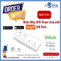 Wink WiFi Smart Power Strip 4-Way with 4 USB, App and Voice Control