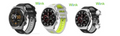 Wink Smart Watch with Dual Combination, Black and Gray, Fitness and Notifications