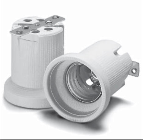 VS E40 HID Lamp Holder, Ceramic Holder for High-Intensity Discharge Lamps