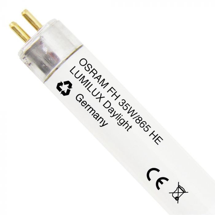 OSRAM LUMILUX HE T5 Fluorescent Tube 35W 5ft (1449mm), G5, 6500K daylight