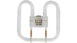 GE 2D Lamp 16W 827 GR10q, 2700K Warm White, 4-Pin, Square 2D Compact Fluorescent