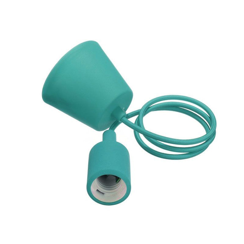 E27 Silicone Lamp Socket, Flexible Weather-Resistant Bulb Holder for Festoon Lighting