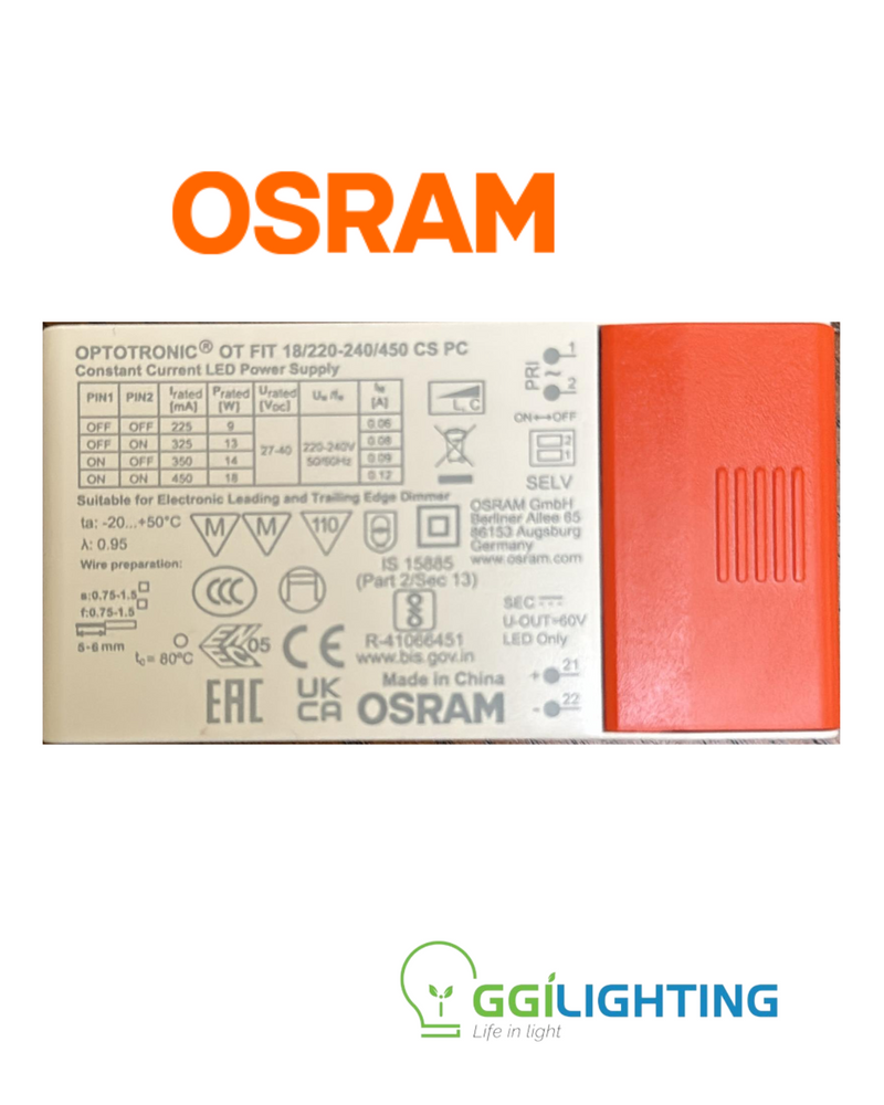Osram OPTOTRONIC OT FIT 18W 220-240V 450mA LED Driver