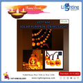 Vettam Solar Pumpkin String Light, Decorative Outdoor Fairy Lights