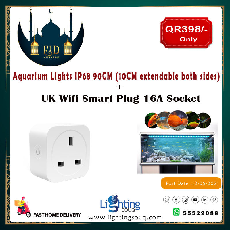 Wink Aquarium Light 90cm with UK WiFi Smart Plug