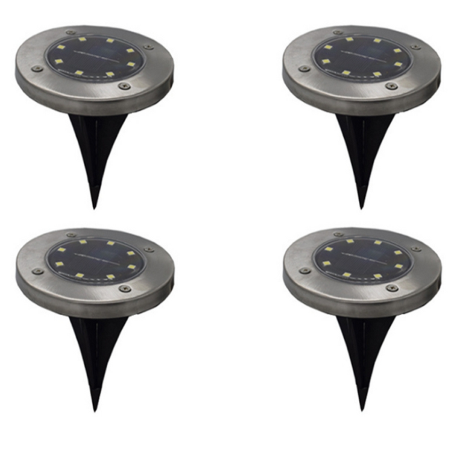 Vettam Solar Ground Light, 3W Waterproof, Warm White or RGB, Recessed Deck Light