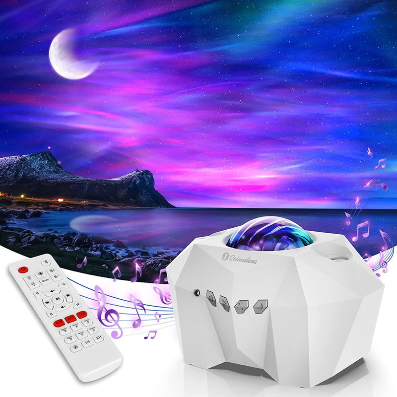 Wink WiFi LSL16 Aurora Star Projector, White, with Built-in Music
