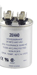 VS 20uF Capacitor 250V, Aluminium Casing Run Capacitor