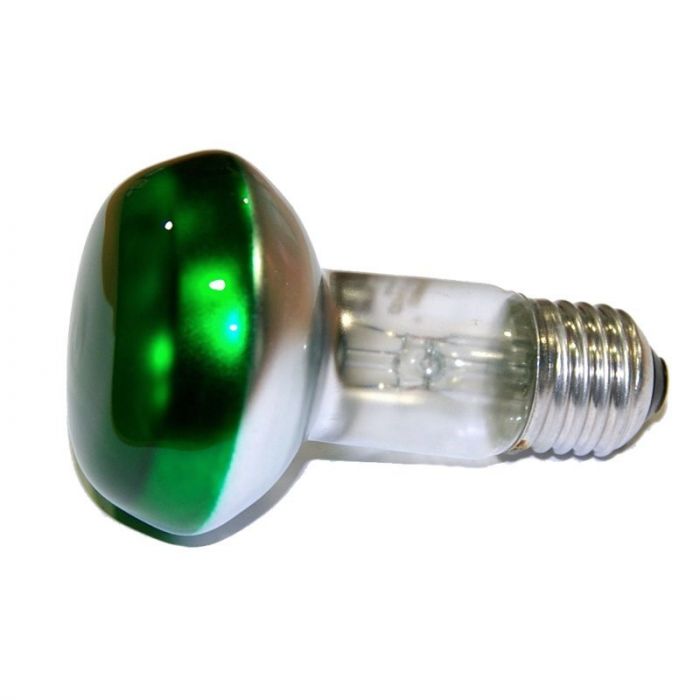 GE R63 Coloured Reflector Lamp 40W E27, Green, Decorative Spot