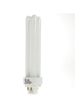 GE Tungsram F26DBX 26W 865 G24Q-3, Compact Fluorescent, 6500K Daylight, 1710lm, 4-Pin