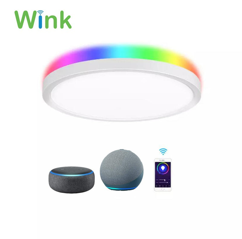 Wink 16 Inch Colourful LED Ceiling Light 32W, RGB Smart Ceiling Light with Remote