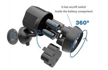 5-LED Solar Motion Sensor Light