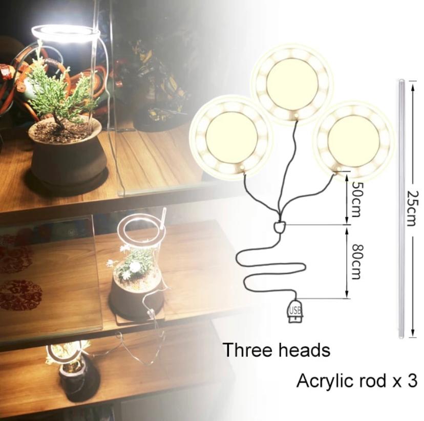 Glint LED Ring Grow Light for Indoor Plants