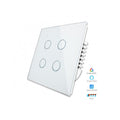 Wink WiFi Smart Switch 1000W 4 Gang, Neutral Wire, App and Voice Control