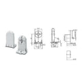 VS G13 Lamp Holder, Polycarbonate Socket for T8 fluorescent and LED tubes