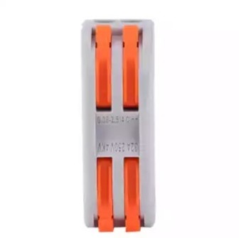 GgLED 2-to-2 Wire Connector, Push-In Cable Connector for Lighting Wiring