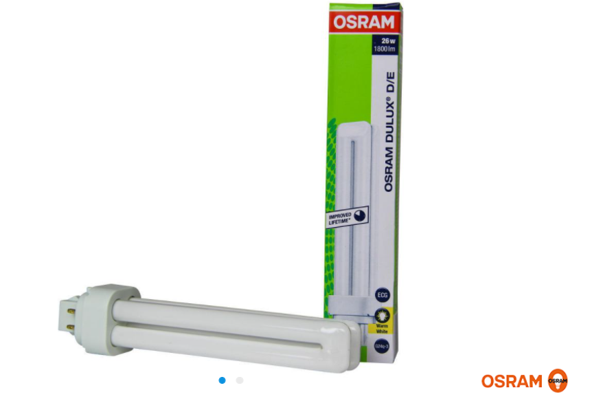 Osram DULUX D/E 26W 830 4-Pin CFL Lamp