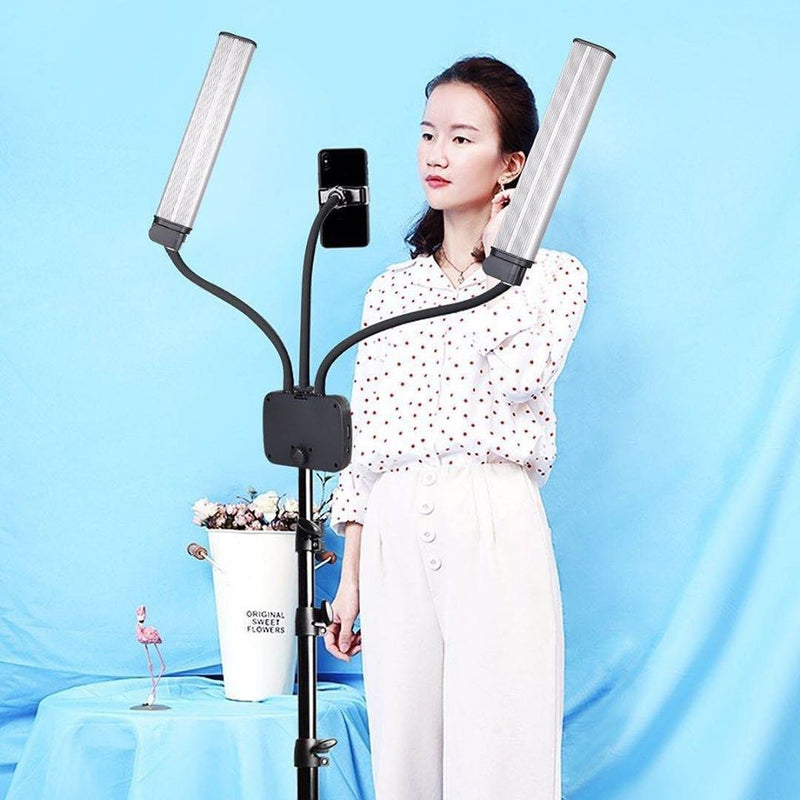 Glint 2 Arm Selfie Light, Dual-Arm LED Fill Light for Content Creation