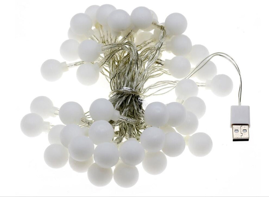 Wink USB Mini Globe String Light 9M, 2.5W 5V, Warm White 2700K, Decorative Fairy Lights