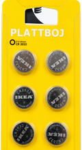 PLATTBOJ 3V Lithium CR2032 (6 Pack)
