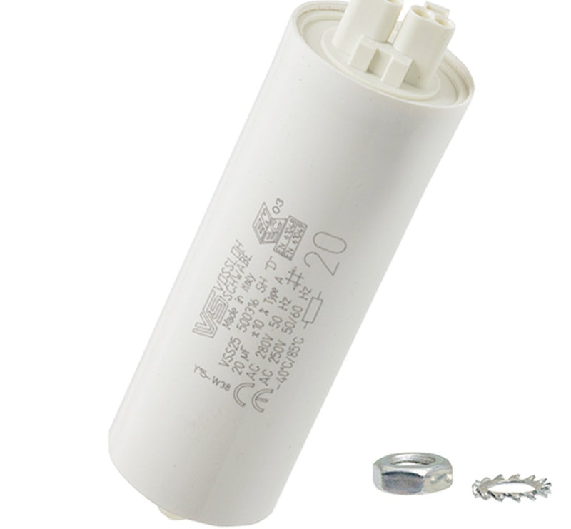 VS 20uF Capacitor 250V Type A, Plastic Casing Run Capacitor