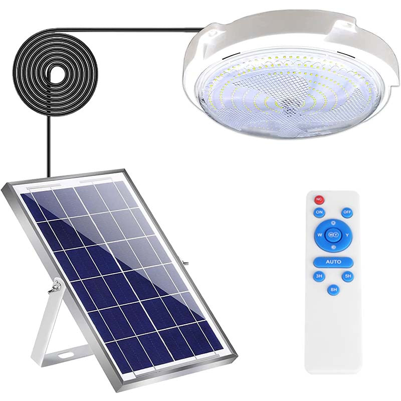 Vettam Solar LED Ceiling Light 150W, Wireless Remote-Controlled Solar Light