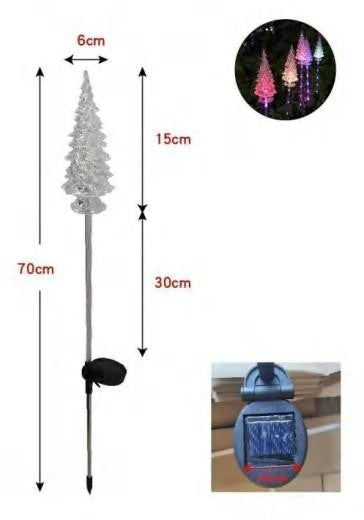 Wink Solar Christmas Tree Light