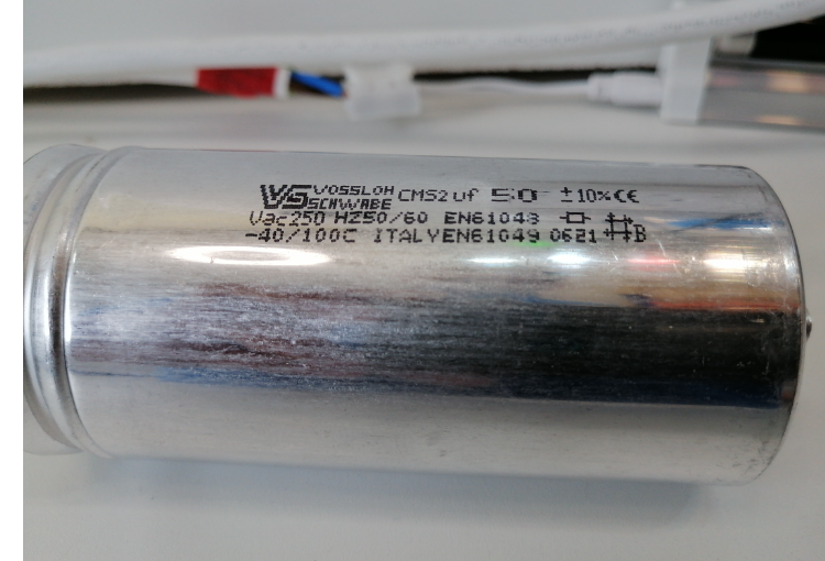 VS 50uF Capacitor 250V, Metal Aluminium Casing Run Capacitor