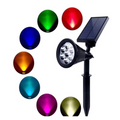 Vettam RGB LED Solar Lawn Outdoor Spotlight