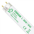 OSRAM T8 Fluorescent Tube 36W 840, 4000K Cool White, 4ft, G13, 20000hrs