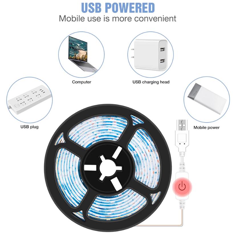 LED Grow Light Strip, Full-Spectrum Flexible Plant Growing Strip