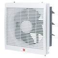 KDK 8 inch Square Wall Exhaust Fan 321 CFM Metal with Louver 20ASB-L