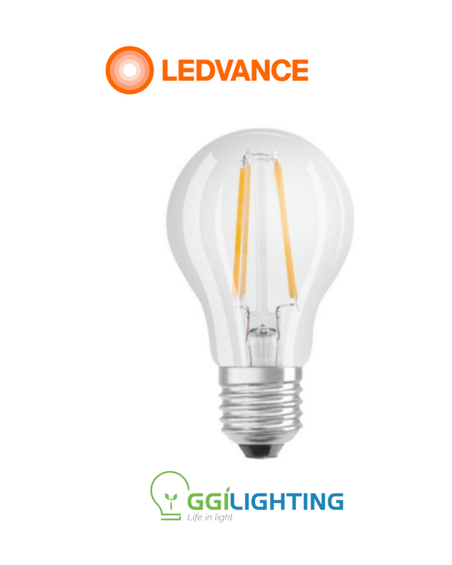 OSRAM LED Classic A60 7W E27, 2700K Warm White, Clear Filament, Vintage Style