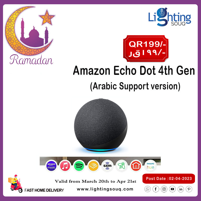 Amazon Echo Dot 4th Generation, Alexa Smart Speaker