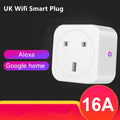 Wink UK WiFi Smart Plug 16A, App and Voice-Controlled Socket, Flame-Retardant