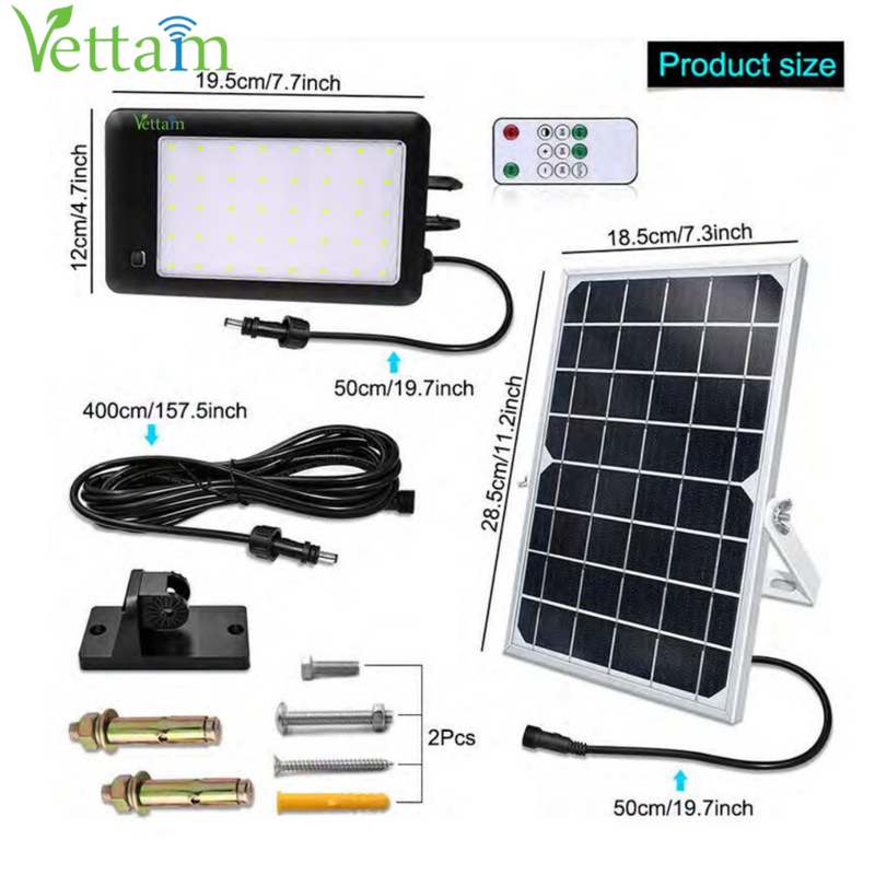 Vettam Solar LED SWL 73 Wall Light