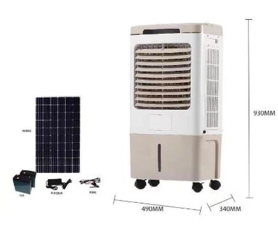 Vettam Solar Air Cooler 160W, 4L Tank, 5000 m3/h Airflow, Eco-Friendly Cooling